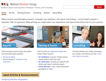 Tablet Screenshot of nngroup.com